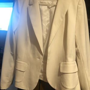 Calvin Klein white blazer